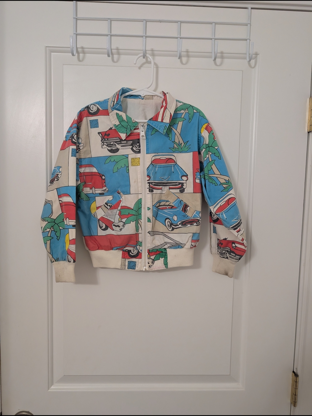 Vintage Reversible London Fog All Over Print Jacket